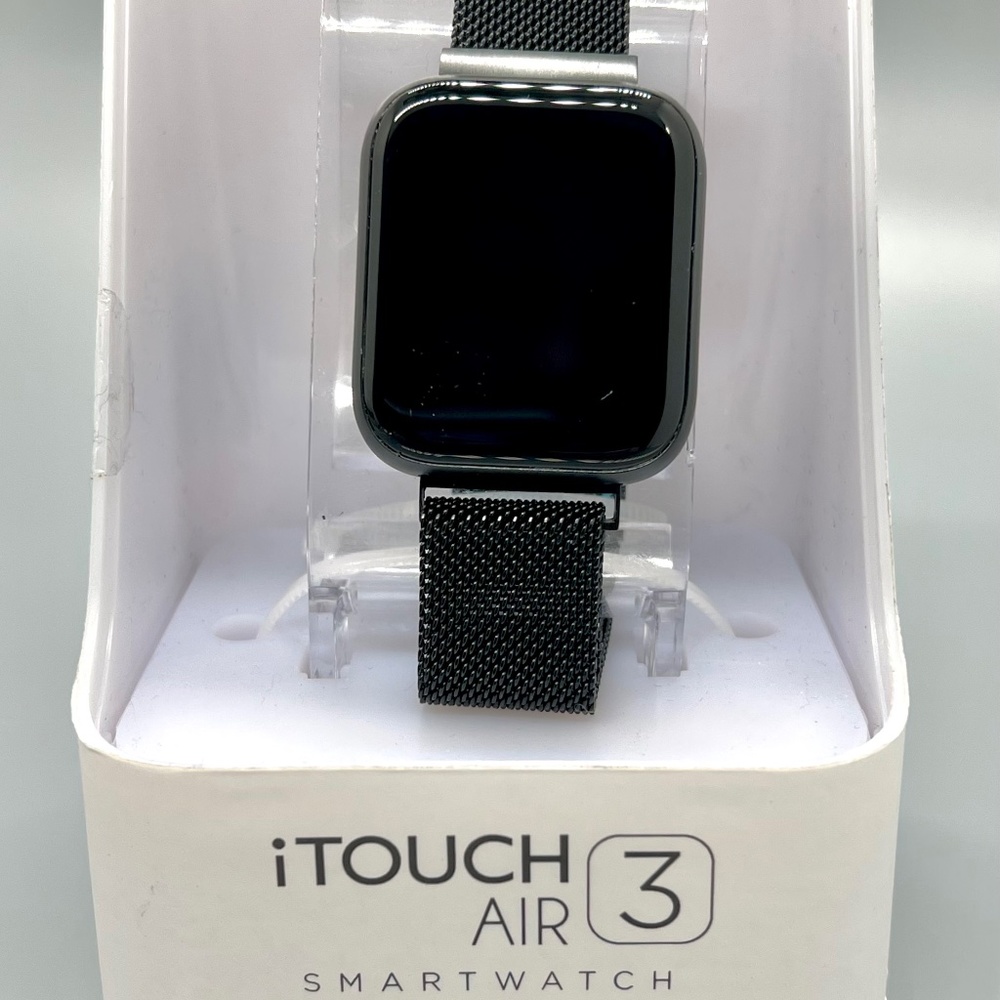 ITouch Air 3 Smartwatch Black With Black Mesh Band